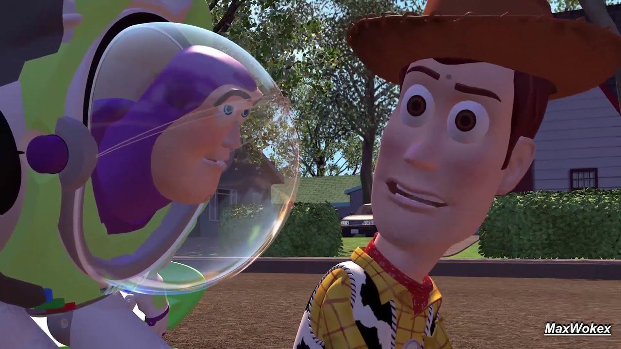 Toy Story - Woody, Y Buzz A TODA VELOCIDAD, (Al Infinito Y Mas Allá) En Español Latino HD