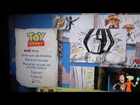 Toy Story (1995) Menu Principal de Blu Ray (2010, Latinoamerica)