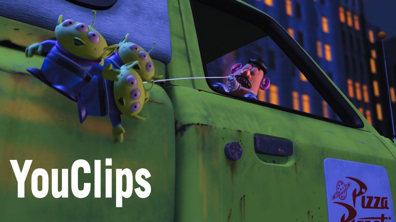 Toy Story 2 (1999): Driving Pizza Planet Truck