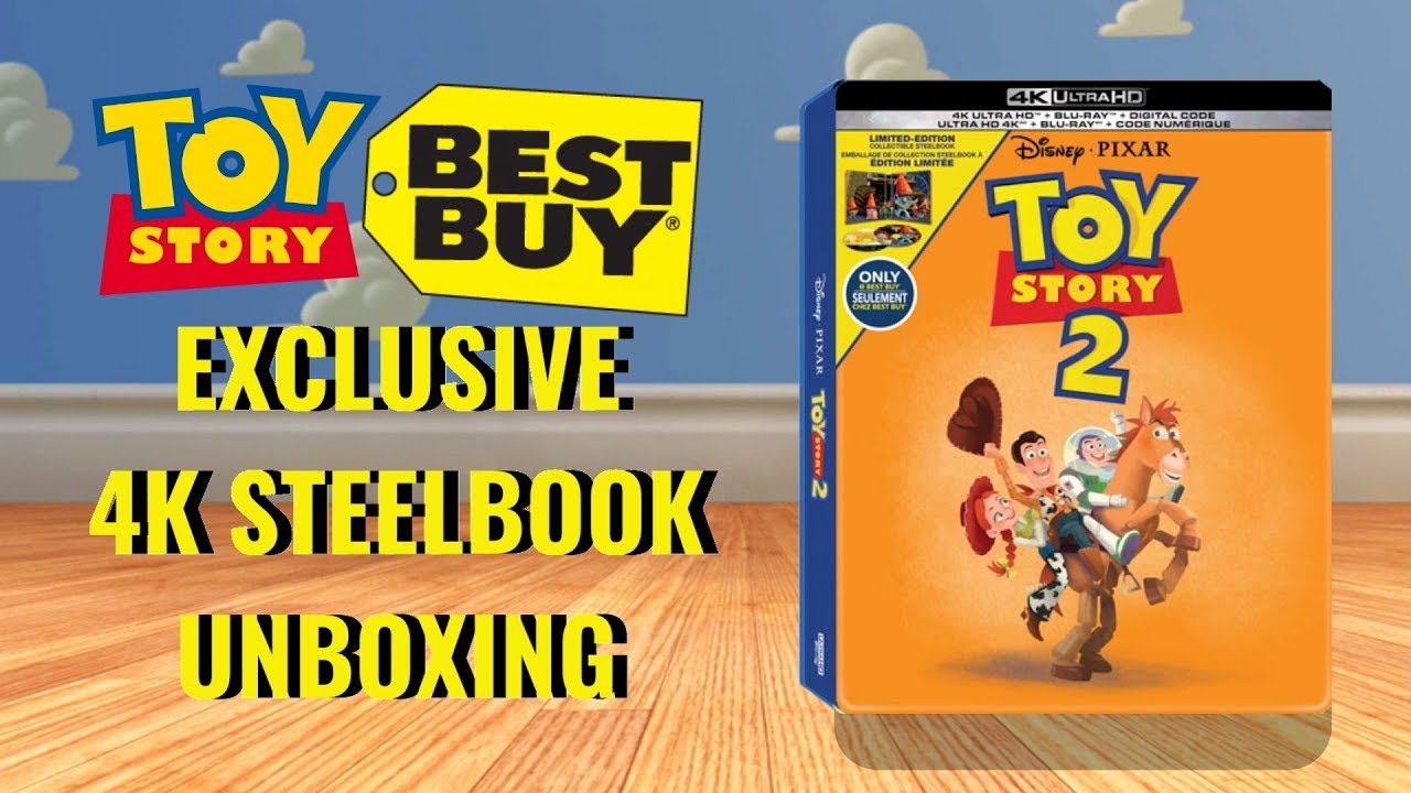 Toy Story 2 4K Ultra HD Blu-ray - Best Buy Limited Edition Collectible SteelBook Unboxing