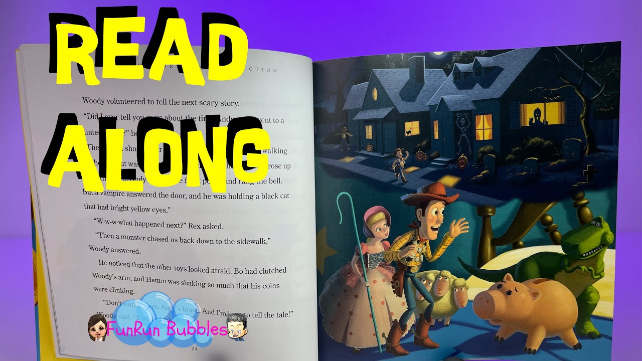 Toys that go bump in the night Toy Story book collection read along