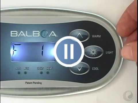 TP600 Balboa Topside control operation