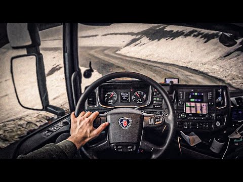 Tır ile Karlı ve Tehlikeli Yollarda Uzun Yol Seferim
