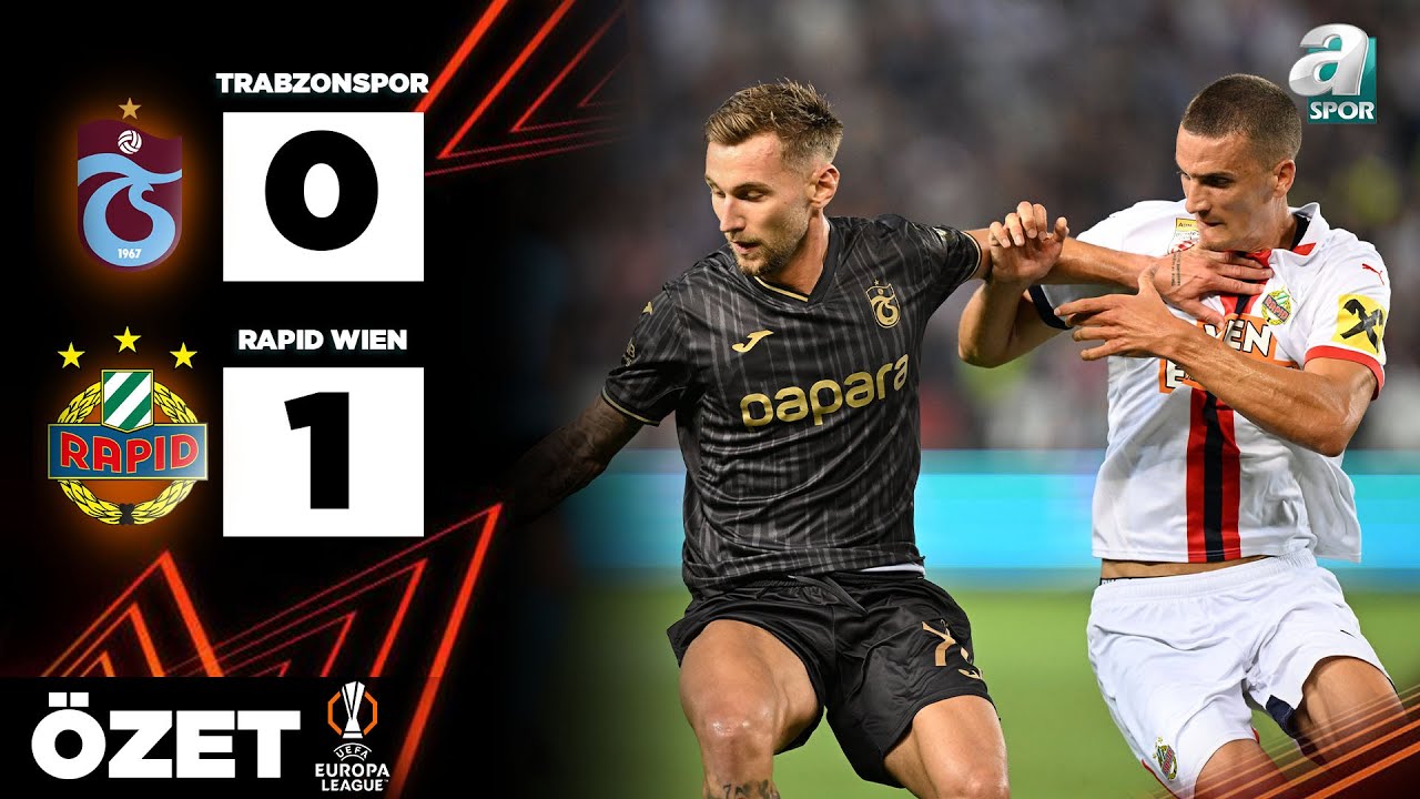 Trabzonspor 0-1 Rapid Wien MAÇ ÖZETİ | UEFA Avrupa Ligi 3. Ön Eleme Turu İlk Maçı | 08.08.2024