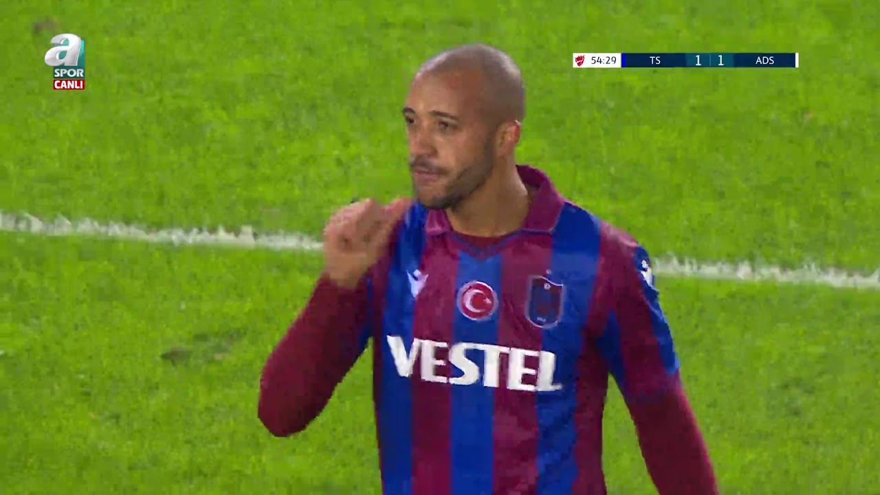 Trabzonspor 1 - 1 Adana Demirspor (Trabzonspor'un 1. Golü - Vitor Hugo)