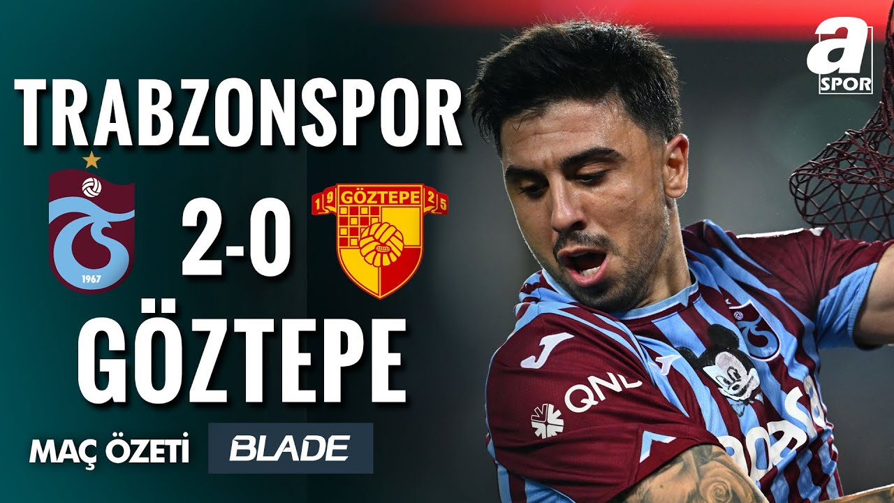 Trabzonspor 2-0 Göztepe | MAÇ ÖZETİ | Ziraat Türkiye Kupası Yarı Final | 24.04.2025