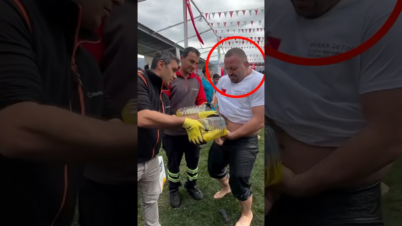 Traditional Oil Wrestling