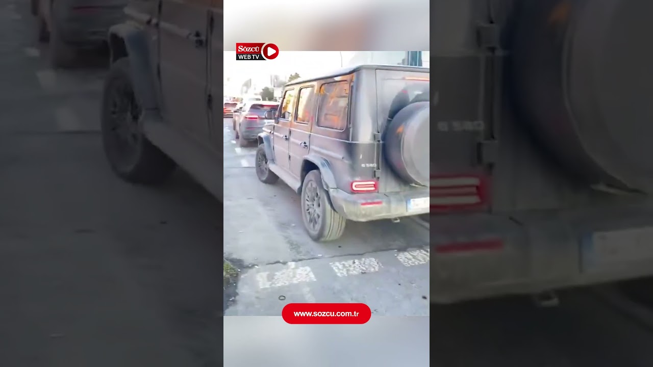 Trafik kuralı dinlemeyen Çakarlı lüks cipi Cübbeli Ahmet'in kızı kullanıyormuş! #shorst