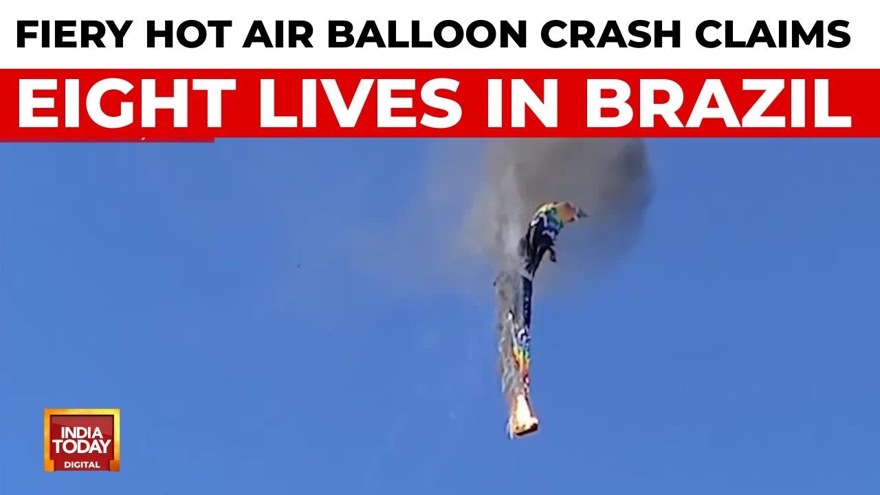 Tragic Hot Air Balloon Crash in Brazil Kills Eight, Injures Thirteen