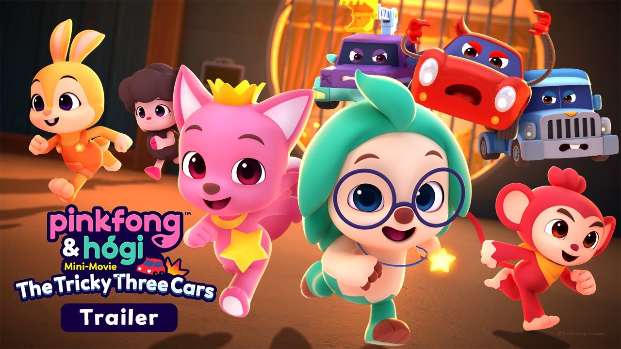 [Trailer✨] 🎬 Watch Pinkfong & Hogi Mini-Movie : The Tricky Three Cars