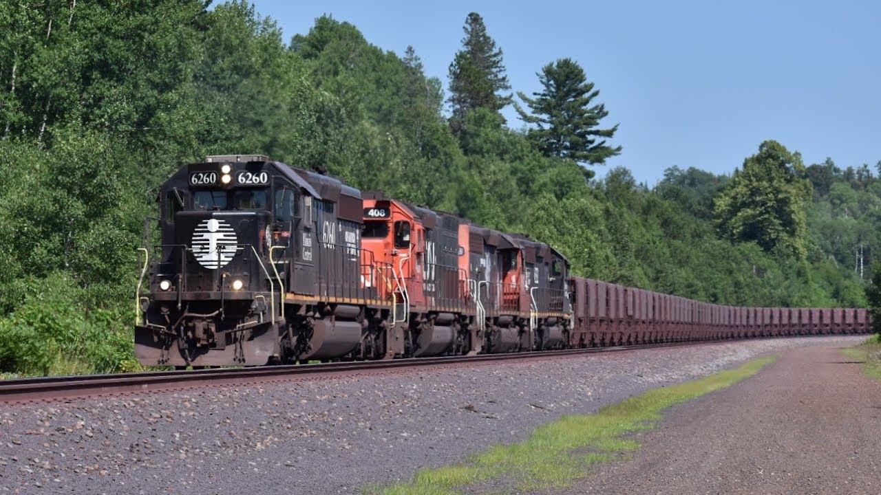 Trains on the Former DMIR Iron Range