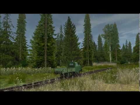 Trainz 2010 Gameplay Swedish & Russian Locos.wmv