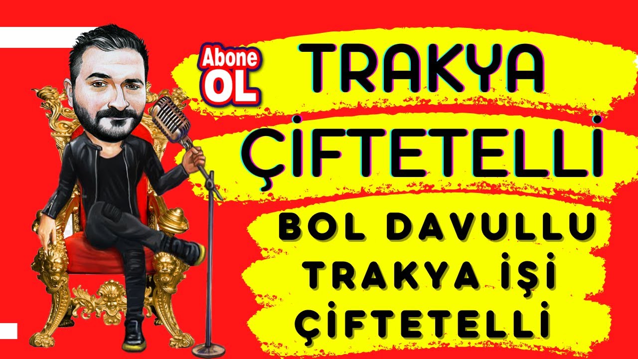 Trakya Çiftetelli 2022 ( Trakya Düğünlerine  Özel ) Bol Davullu Trakya işi Çiftetelli