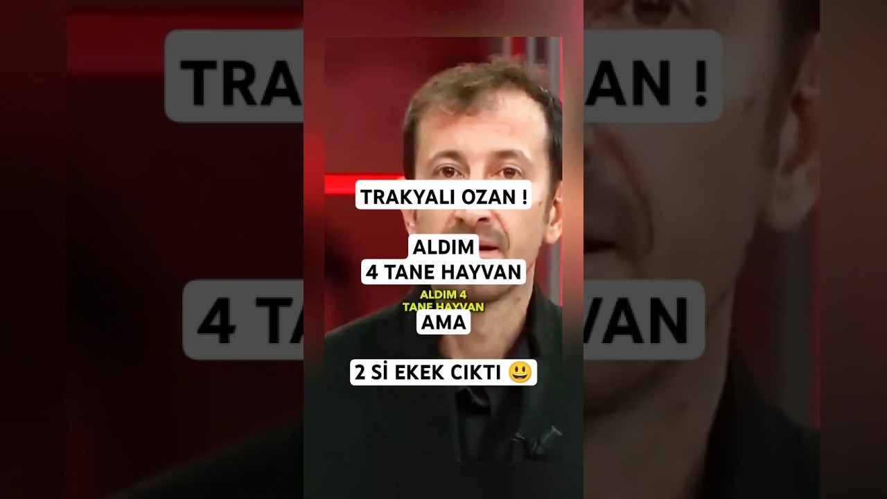 Trakyalı OZAN 😃 GÜLME GARANTİLİ 😃