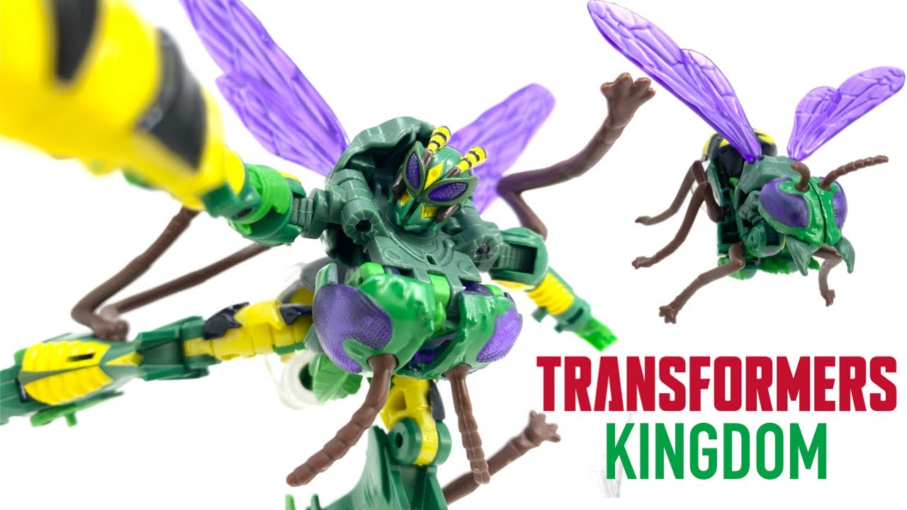 Transformers Kingdom Deluxe Class WASPINATOR Review