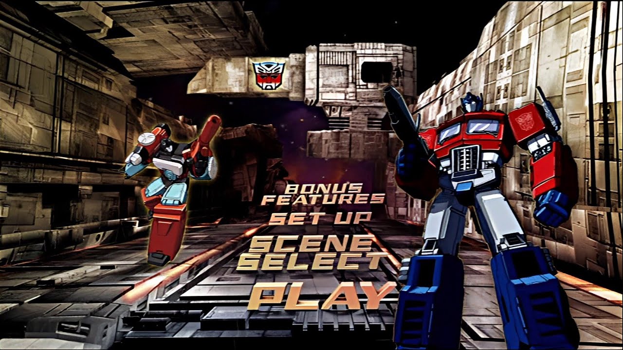 Transformers The Movie - DVD MENU (20th Anniversary Edition) - A.I. Upscaled
