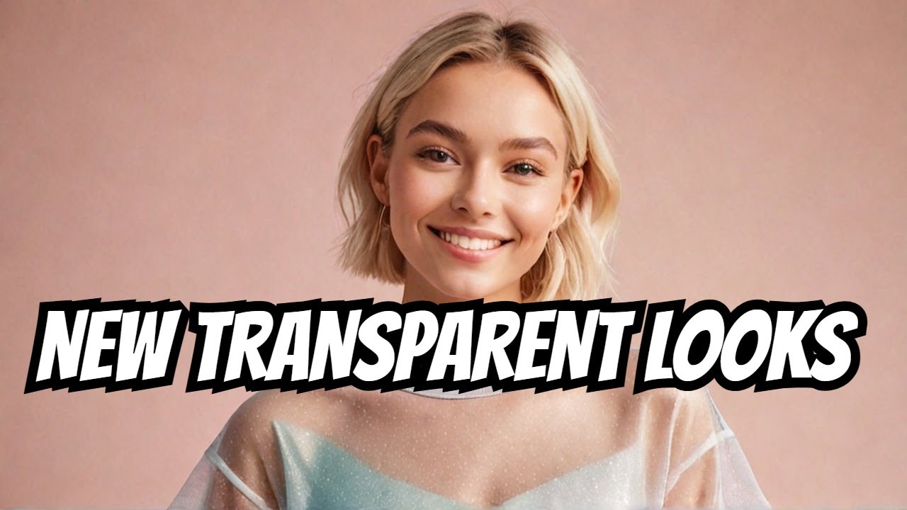 Transparent Cleaning with Tiny 4K HouseWife 🥵 Body art clean [4K TRY ON HAUL] 14