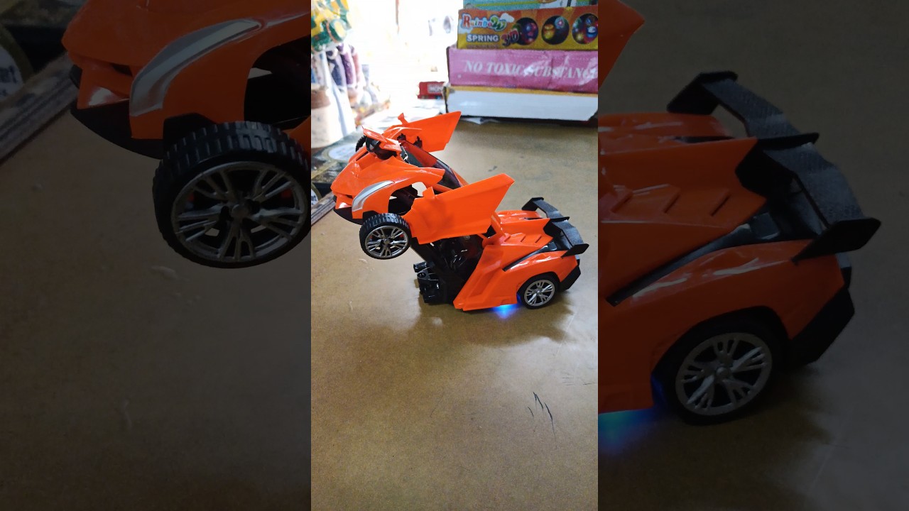 transparent Robot car unboxing testing videos #robot #toys