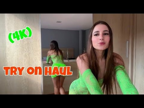 Transparent Try On Haul 2025 – Dry Vs Wet Amazon Lingerie 4k