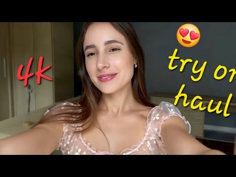 Transparent Try On Haul 2025 – Dry Vs Wet Amazon Lingerie