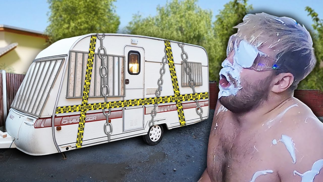 Trapped In A Caravan Escape Room Overnight *GONE WRONG*