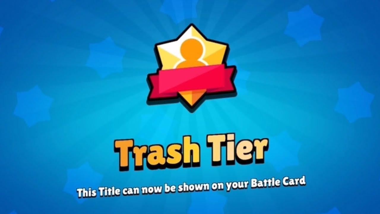 Trash Tier 🧹