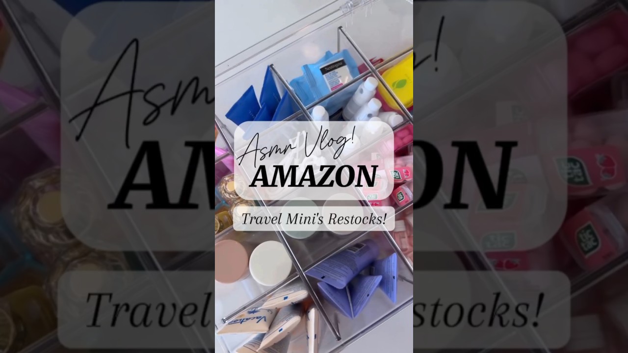 Travel Mini Restock – Essential Travel-Size Toiletries for Your Next Trip! #travelhacks #shorts