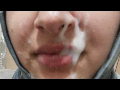 türbanlı kızın ağzına boşaldı