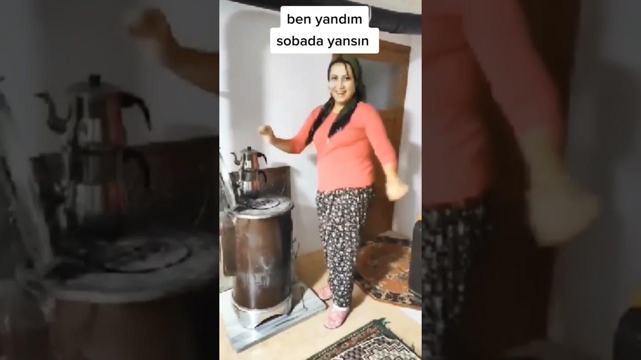 Türbanlı yanıyor