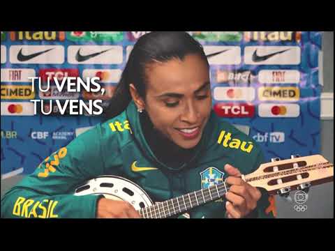 Trecho incial de Brasil x China pelo futebol olímpico - TV Globo (21/07/2021)