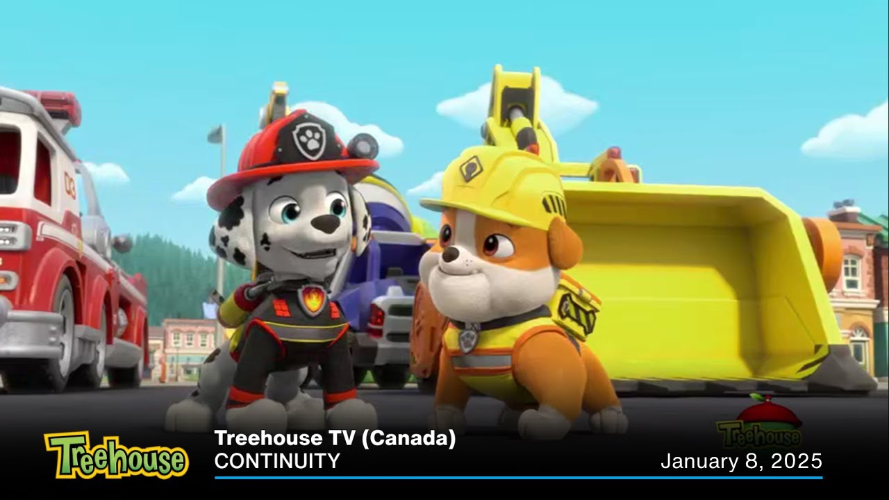 Treehouse TV (Canada) continuity | January 8, 2025