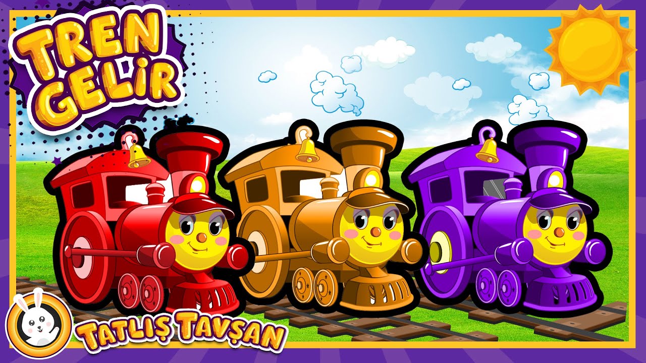Tren Gelir Çuf Çuf Çuf · Eğitici Ve Eğlenceli Bebek ve Çocuk Şarkısı · Çizgi Film · Tatlış Tavşan