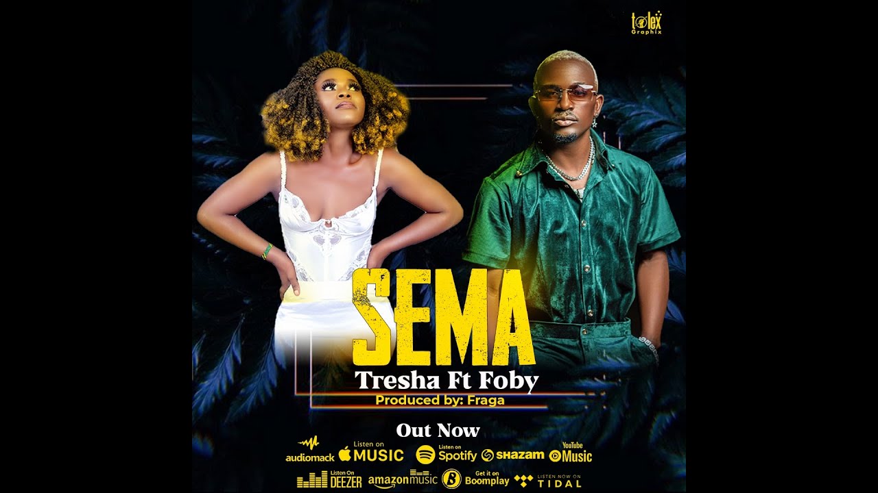 Tresha Ft Foby   Sema  Lyric Video  #tresha #sema #foby