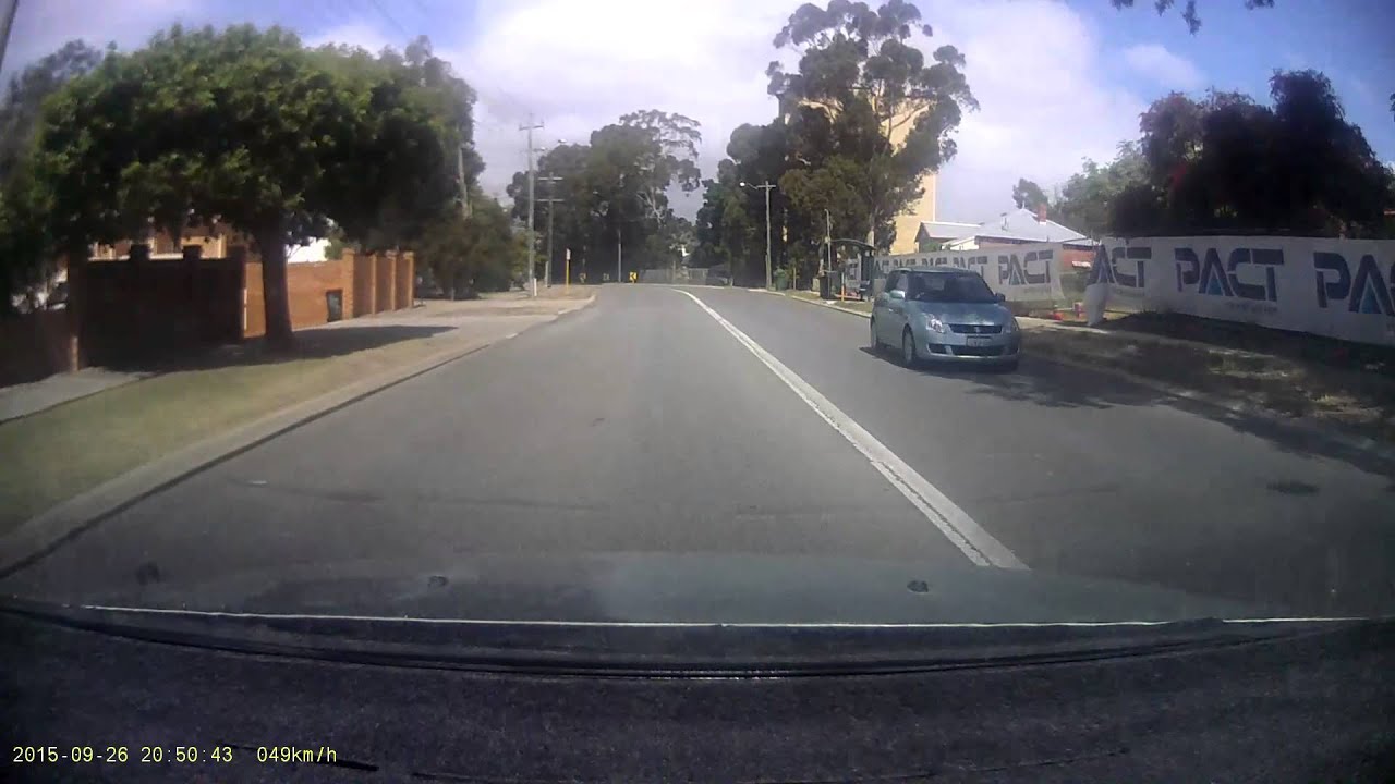TRG Police Vehicle Crossing Solid White Line and ovetaking 2015-10-05 1500hrs