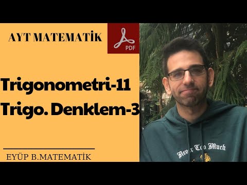TRİGONOMETRİK DENKLEMLER - 3 SORU ÇÖZÜMÜ