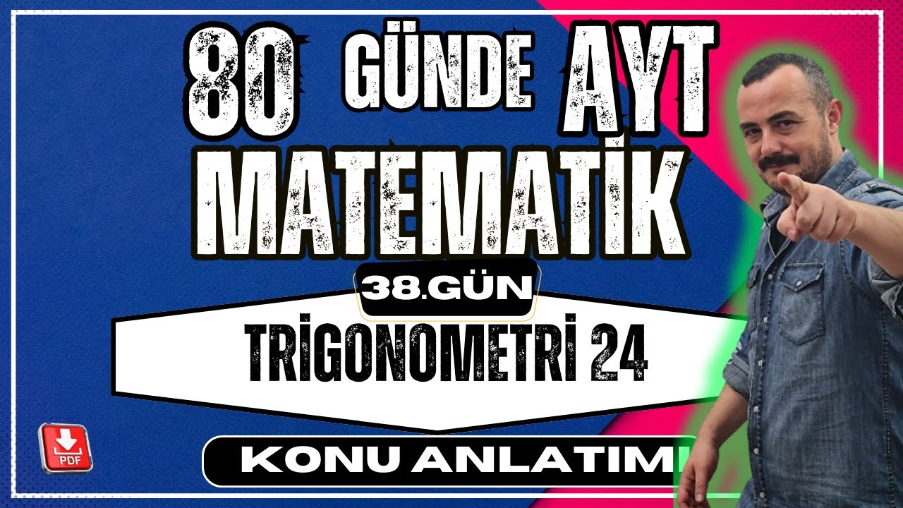 🟥Trigonometri 24 ✅ Trigonometrik Denklemler |80 Günde AYT Matematik |AYT Matematik