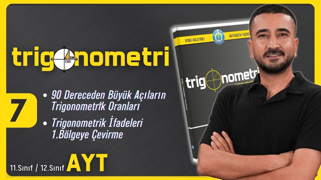 Trigonometri Kampı 7.GÜN | Trigonometrik İfadeleri 1.Bölgeye Çevirme | AYT 11.Sınıf 12.Sınıf