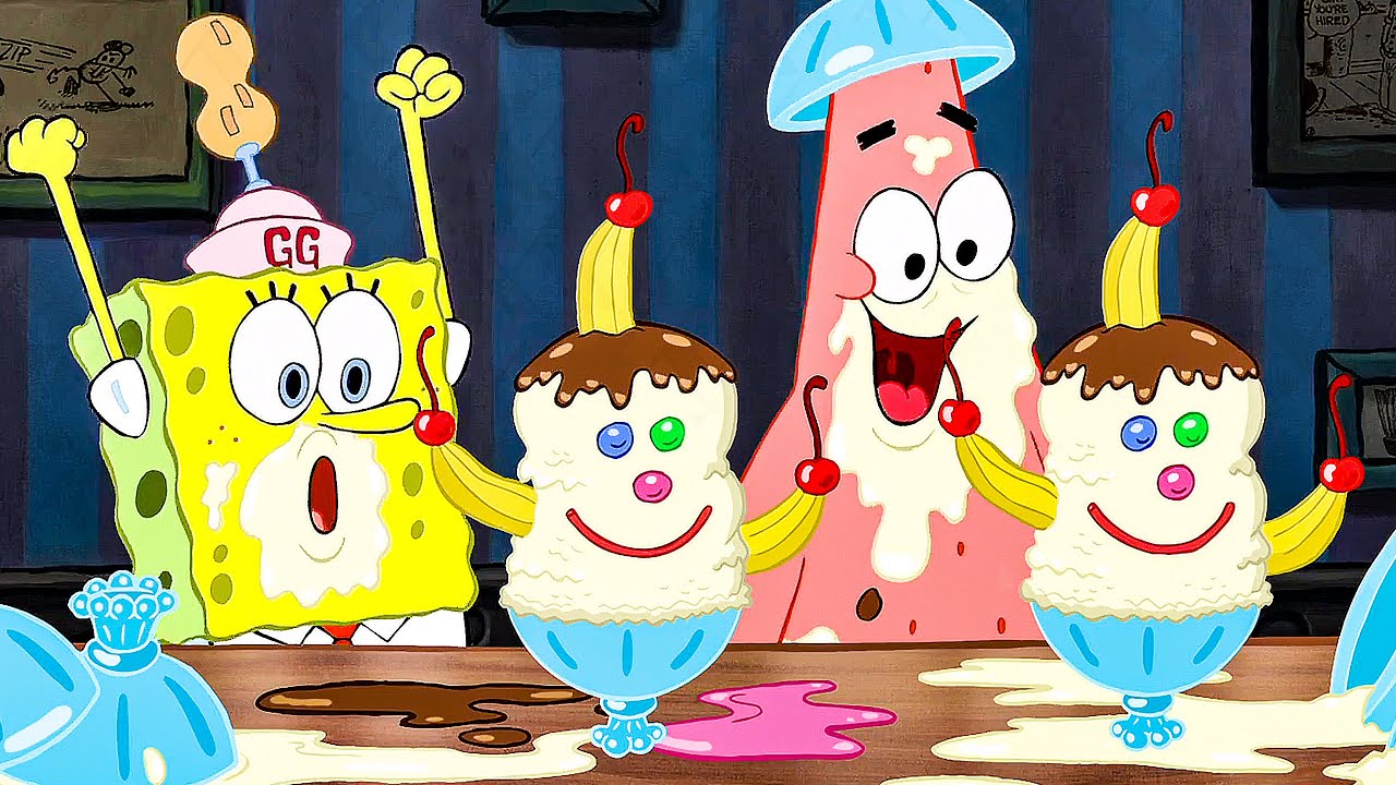 Triple Gooberberry Sunrise Ice Cream Scene - THE SPONGEBOB SQUAREPANTS MOVIE (2004) Movie Clip