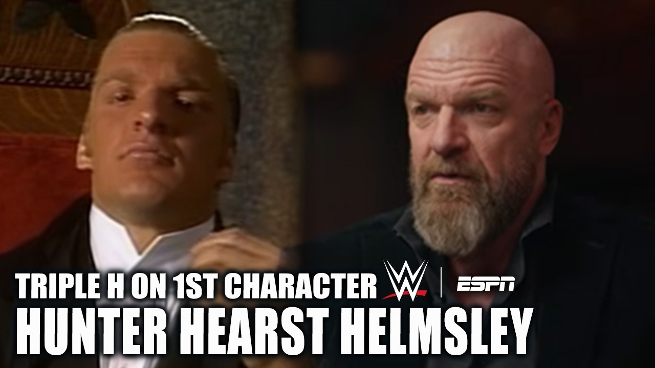 Triple H on the origins of his Hunter Hearst Helmsley character | WWE on ESPN | Stephanie's Places