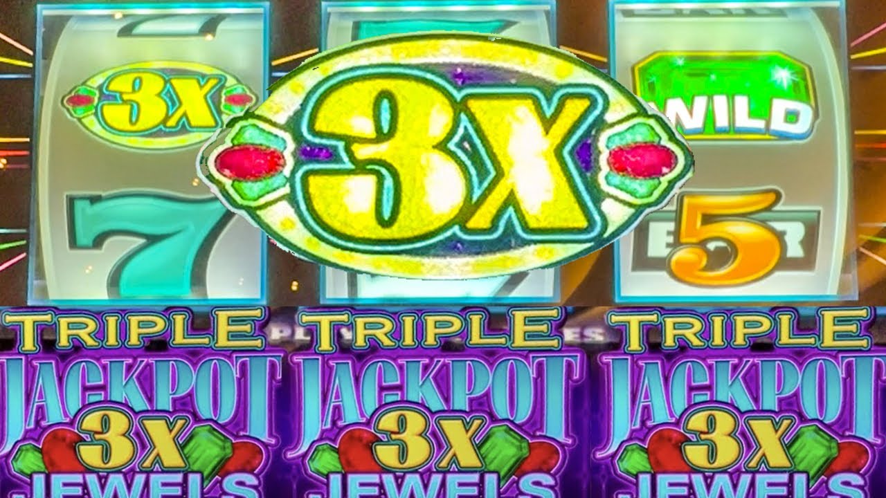 Triple Jackpot Jewels Casino Progressive 3 Reel Slot