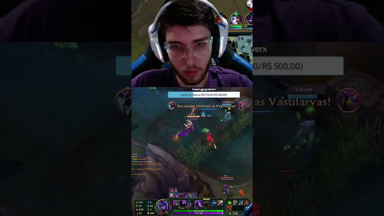 triplekill bem ninfeta | #guoliverx em #Twitch #leagueoflegends
