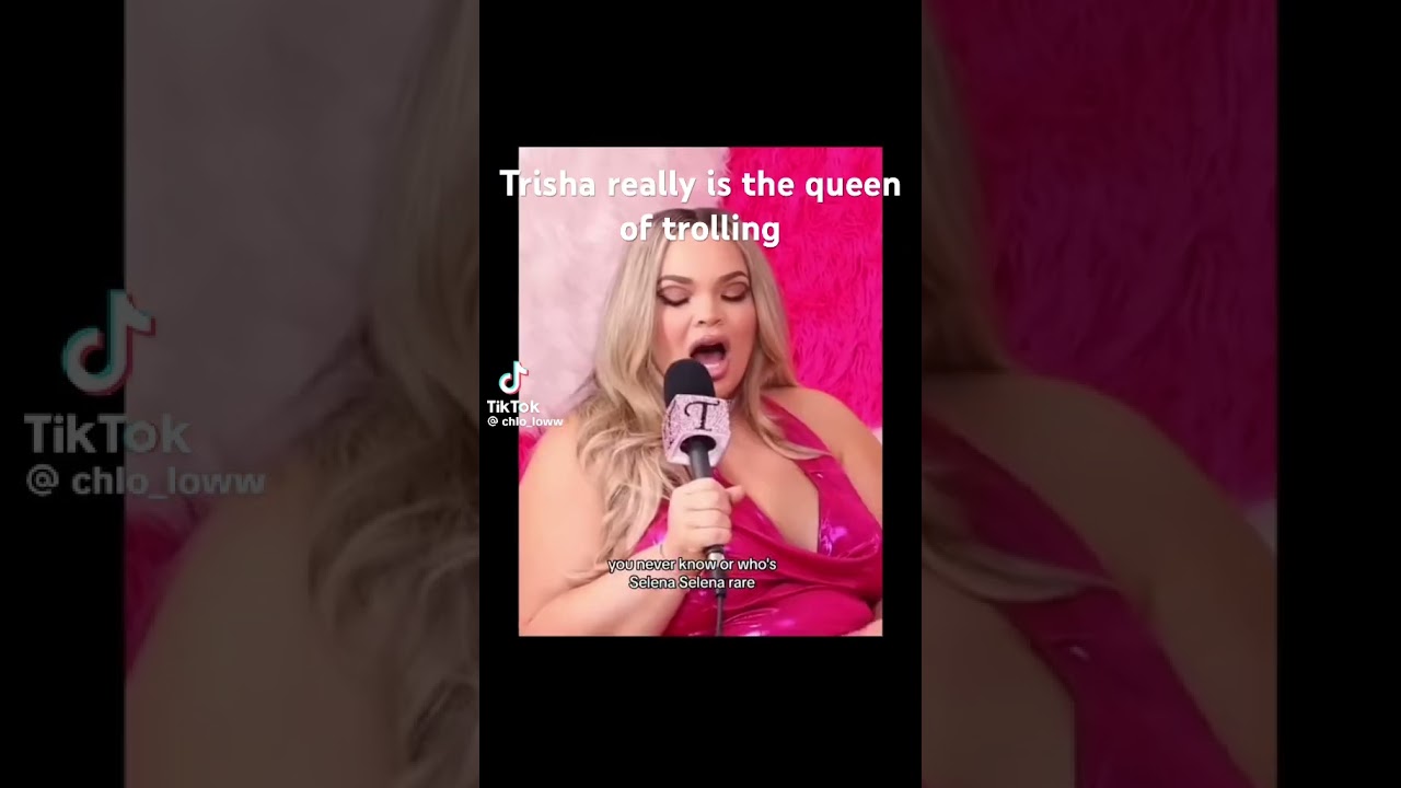 Trisha is that girl 💀 #trisha #trishapaytas #terrijoe #tiktok #psyiconic #rare #selenagomez #selena