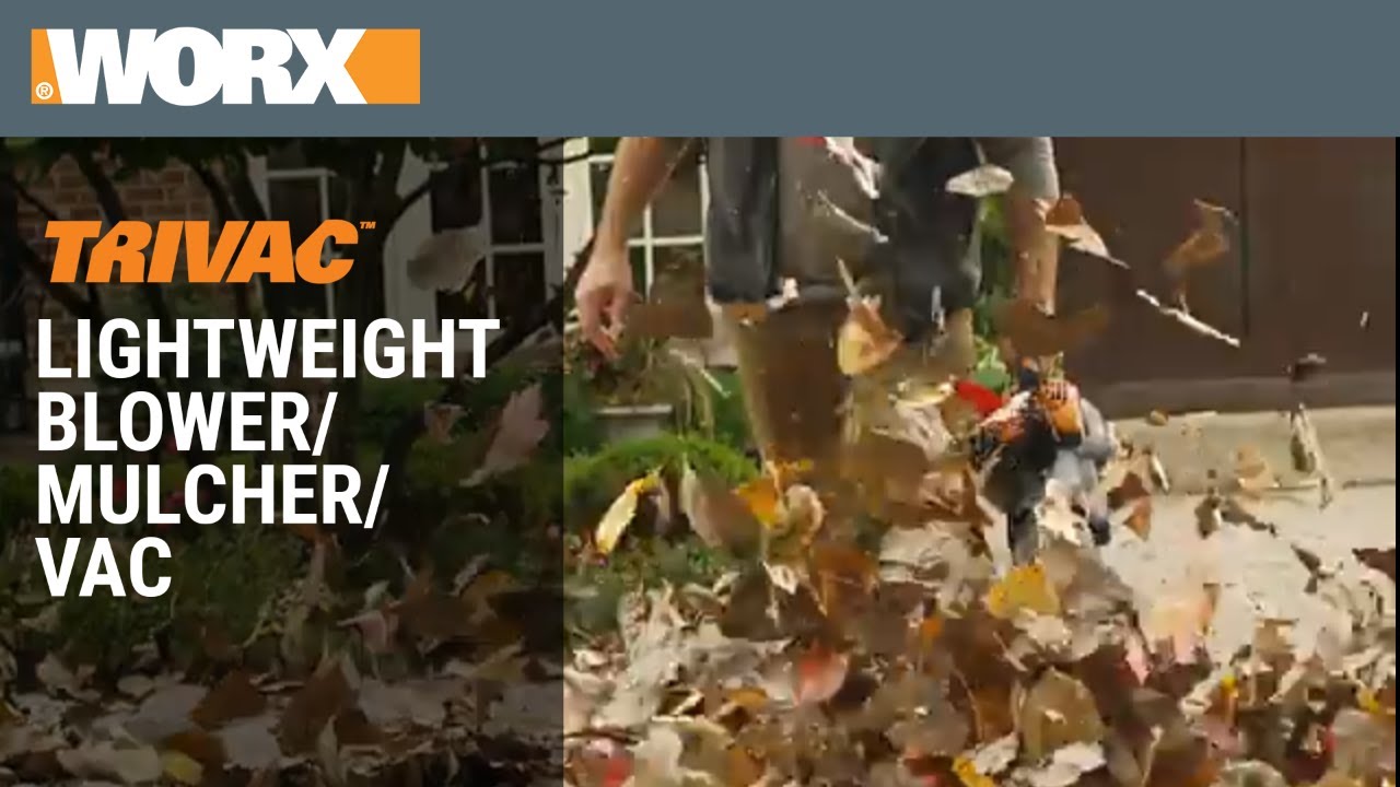 TRIVAC | The New Lightweight Blower/Mulcher/Vac