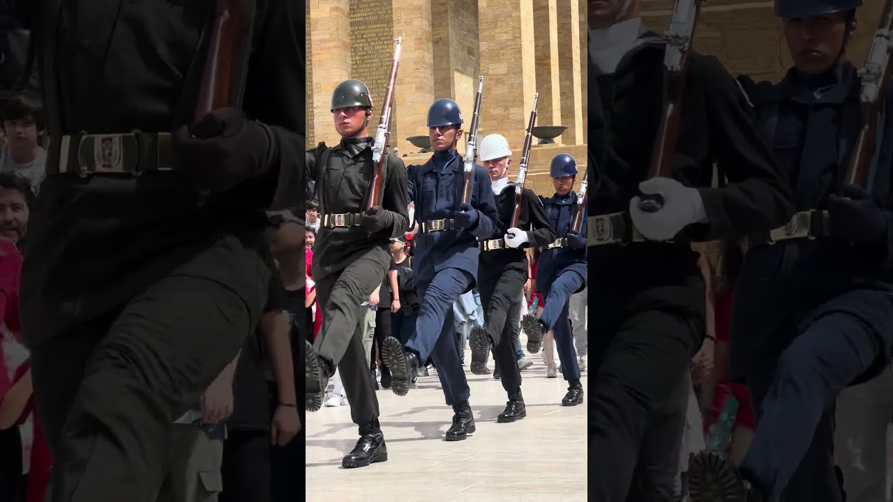 Türk askeri!  Anıtkabir nöbet değişimi
