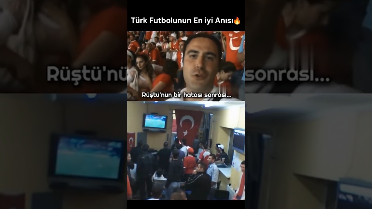 Türk Futbol Tarihinin En güzel Anı 🔥 #futbol #türkiye