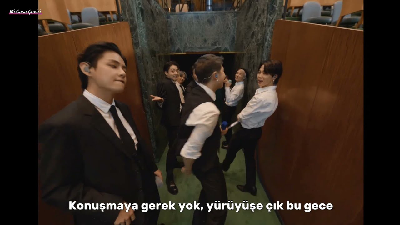 [Türkçe Altyazılı] BTS - Permission to Dance performed at the United Nations General Assembly