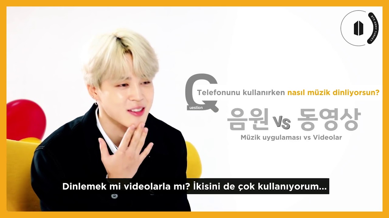 [Türkçe Altyazılı] Jimin - Kişisel tercihlerim nelerdir?