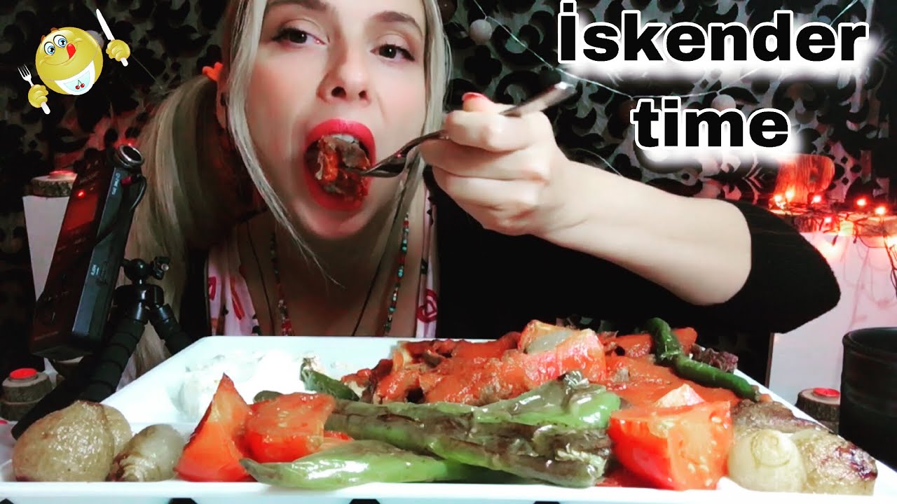 TÜRKÇE ASMR ~ ARKADAŞLARIM YAPMA DİYOR ~ İSKENDER MUKBANG ~ ANNE İSKENDERİ ~ LEZZİZ 😋