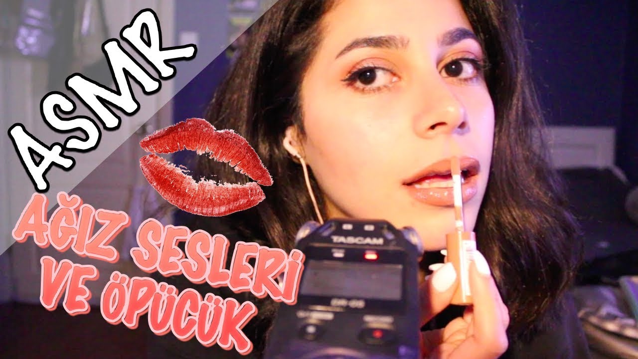 TÜRKÇE ASMR ❤️ KISSES, MOUTH SOUNDS, EAR EATING