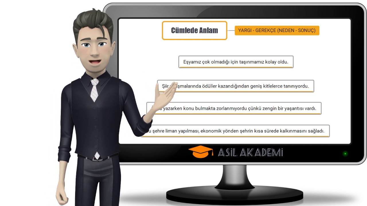 Türkçe Dersleri - Cümlede Anlam - Gerekçe nedir?
